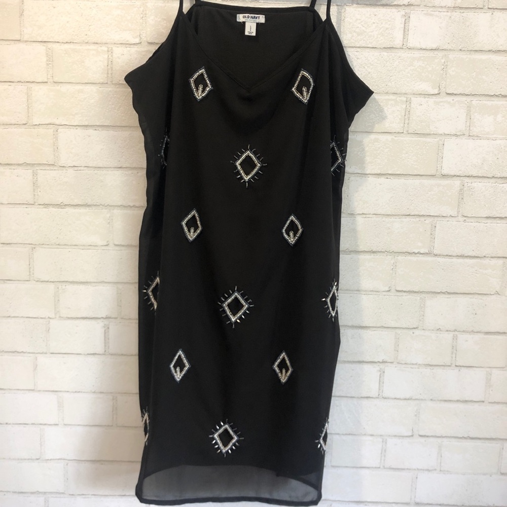Black Beaded Dress